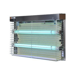 Уничтожитель насекомых с липкой вставкой Pomel Trio steel 485х310х60 мм Серый Королево