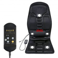 Массажная накидка Massage Cushion JB-100B с подогревом 220V Black Хмільник