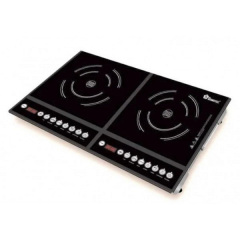 Настольная плита индукционная Domotec MS-5862 2 конфорки 4000W Black (2_009615) Костопіль