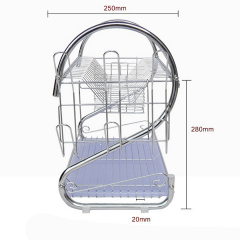 Стойка для сушки посуды Kitchen Storage rack нержавеющая сталь (1756374704) Киев