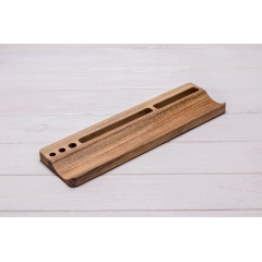 Подставка из дерева для гаджета ecoWalnut 320x95x18 мм Киев