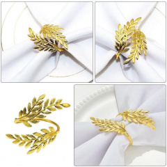 Набор колец для салфеток Leeseph Золотистый 6 шт Черкассы