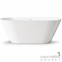 Овальная отдельностоящая ванна из искусственного камня Devit Style Caststone 166 17070130W белый глянець Львів
