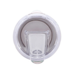 Термокружка из нержавеющей стали с TPR вставкой Kamille 500 мл Серый Чугуїв