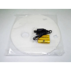 Робот пылесос аккумуляторный для влажной уборки Ximeijie CLEAN AQUA Белый (2497_50586_3213) Чернігів