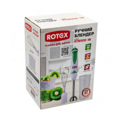 Погружной блендер Rotex RTB502-W 500 Вт Белый/зеленый Вишгород
