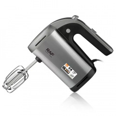 Миксер ручной RAF R.6691 с 2 сменными насадками 650W Grey-Black Петрове