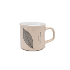 Чашка Limited Edition Minimalism 350 мл Бежево-черний ЦБ-00249413 (SKT000991177) Токмак