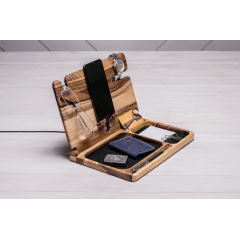 Деревянная подставка на стол ecoWalnut 300x231x210 мм Київ