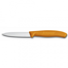 Кухонный нож Victorinox SwissClassic для нарезки 80 мм Оранжевый (6.7606.L119) Покровськ