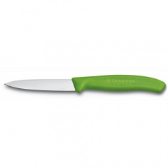 Кухонный нож Victorinox SwissClassic для нарезки 80 мм Зеленый (6.7606.L114) Коростень