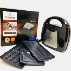 Сендвичница электрогриль 3 в 1 Crownberg CB-1075 750 Вт Славянск