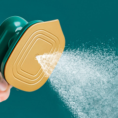 Ручной мини утюг Lesko Iron C020 Green портативный для сухой и влажной глажки Херсон