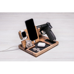 Органайзер на стол для гаджетов ecoWalnut 240x180x140 мм Кропивницкий