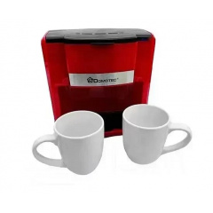 Кофеварка электрическая Domotec MS-0705 на две чашки 500W Red Бердичів