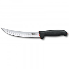 Кухонный нож мясника Victorinox Fibrox Butcher Dual Grip 20 см Черно-красный (5.7223.20D) Харків