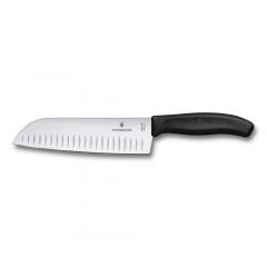 Кухонный нож Victorinox Santoku 17 см Черный (6.8523.17G) Херсон
