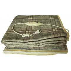 Электропростынь BTB Electric Blanket 7422 150х160 см серый клетчатый Черкаси