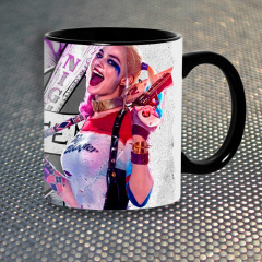 Чашка Fan Girl Харли Квин Отряд Самоубийц Suicide Squad New (14463) 330 мл Разноцветный Київ