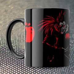 Чашка Fan Girl Тетрадь Смерти Рюк Лайт Яблоко - Death Note New (14558) 330 мл Разноцветный Київ