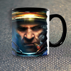 Чашка Fan Girl Джим Рейнор Стар Крафт Starcraft 2 New (14390) 330 мл Черный Київ