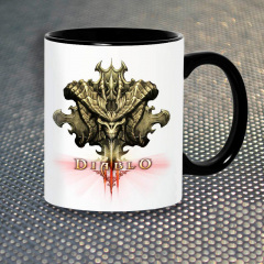 Чашка Fan Girl Monster Диабло Diablo New (14397) 330 мл Черный Рівне
