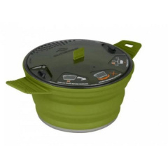 Кастрюля с алюминиевым дном Sea To Summit X-Pot 2.8 L Olive (1033-STS AXPOT2.8OL) Вишневе