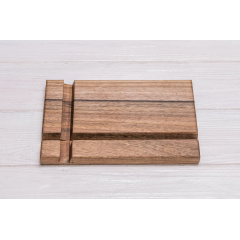 Подставка из дерева для гаджета ecoWalnut 175х115х15 мм Долина