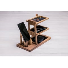 Подставка для хранения на рабочем столе ecoWalnut 300x150x218 мм Житомир