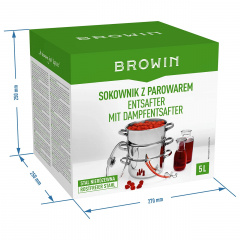 Соковарка-пароварка на 5 л Browin Серебристый (800505) Новониколаевка