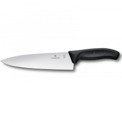 Кухонный шеф-нож Victorinox Swiss Classic Carving 20 см Черный (6.8063.20G) Кропивницький