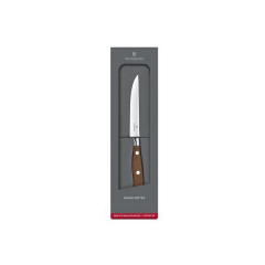 Кухонный Нож Victorinox Grand Maitre Wood Steak 120 мм дерево (7.7200.12WG) Київ