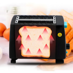 Тостер электрический BITEK BT-263 1000W Black Братське
