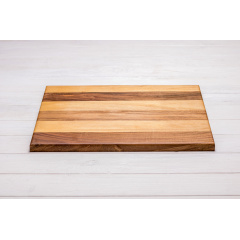 Двухцветная досточка для приготовления пищи ecoWalnut 250x350x18 мм Дрогобич
