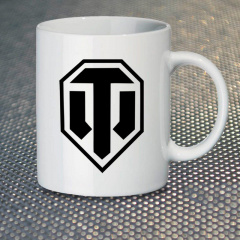 Чашка Fan Girl Логотип Танки World of Tanks New (14407) 330 мл Белый Чернігів