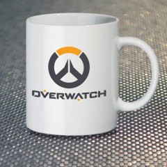 Чашка Fan Girl Логотип Овервотч Overwatch New (14450) 330 мл Разноцветный Івано-Франківськ