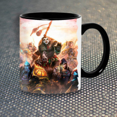 Чашка Fan Girl Варкрафт World of Warcraft WOW New (14388) 330 мл Черный Днепр