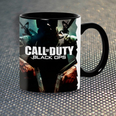 Чашка Fan Girl Call of Duty Black Ops New (14435) 330 мл Черный Київ