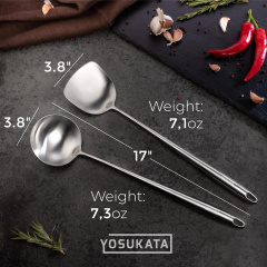 Набор кухонных принадлежностей Yosukata для WOK нержавеющая сталь 2 шт Красноград