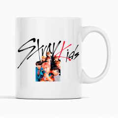 Чашка Кавун Группа Stray Kids 320 мл Белый (К001710) Косов