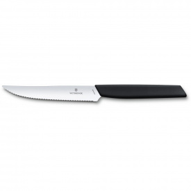 Кухонный нож Victorinox Swiss Modern Steak&Pizza 12 см Черный (6.9003.12W)