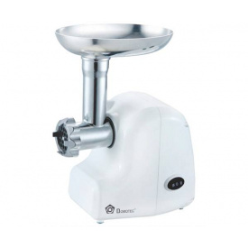 Мясорубка электрическая с насадками для кеббе и колбасок Domotec MS-2017 белая 1500W (MS 2017_1336)