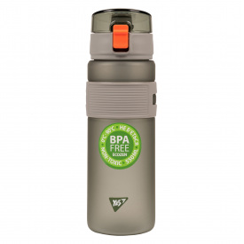 Бутылка для воды YES Fusion 550 мл серая (708187)
