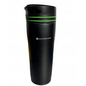 Термочашка термос для чая и кофе Edenberg EB-643 380 мл Черный/Зеленый