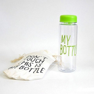 Бутылочка для воды My Bottle в чехле Зеленая