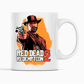 Кружка для игроманов Кавун Red Dead Redemption 2 320 мл Белый (К001765)