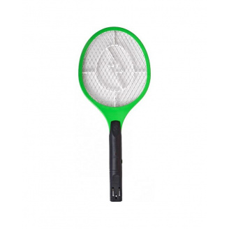 Электрическая мухобойка Mosquito Rechargeable hitting Swatter Черно-зеленый