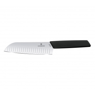 Кухонный нож Victorinox Swiss Modern Santoku 17 см Черный (6.9053.17KB)