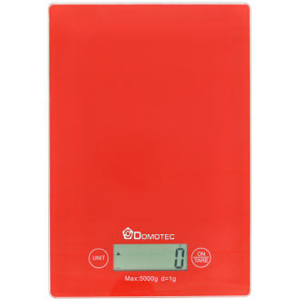 Электронные кухонные весы Domotec MS-912 5 кг Red (3_00640)