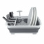 Сушилка для посуды RIAS складная силиконовая White-Gray (3_01659) Одесса